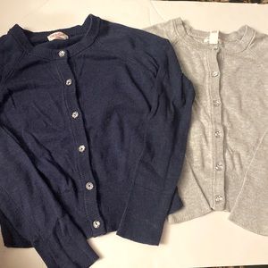 Cat & Jack Rhinestone Button Sweater, Girls 6/6X